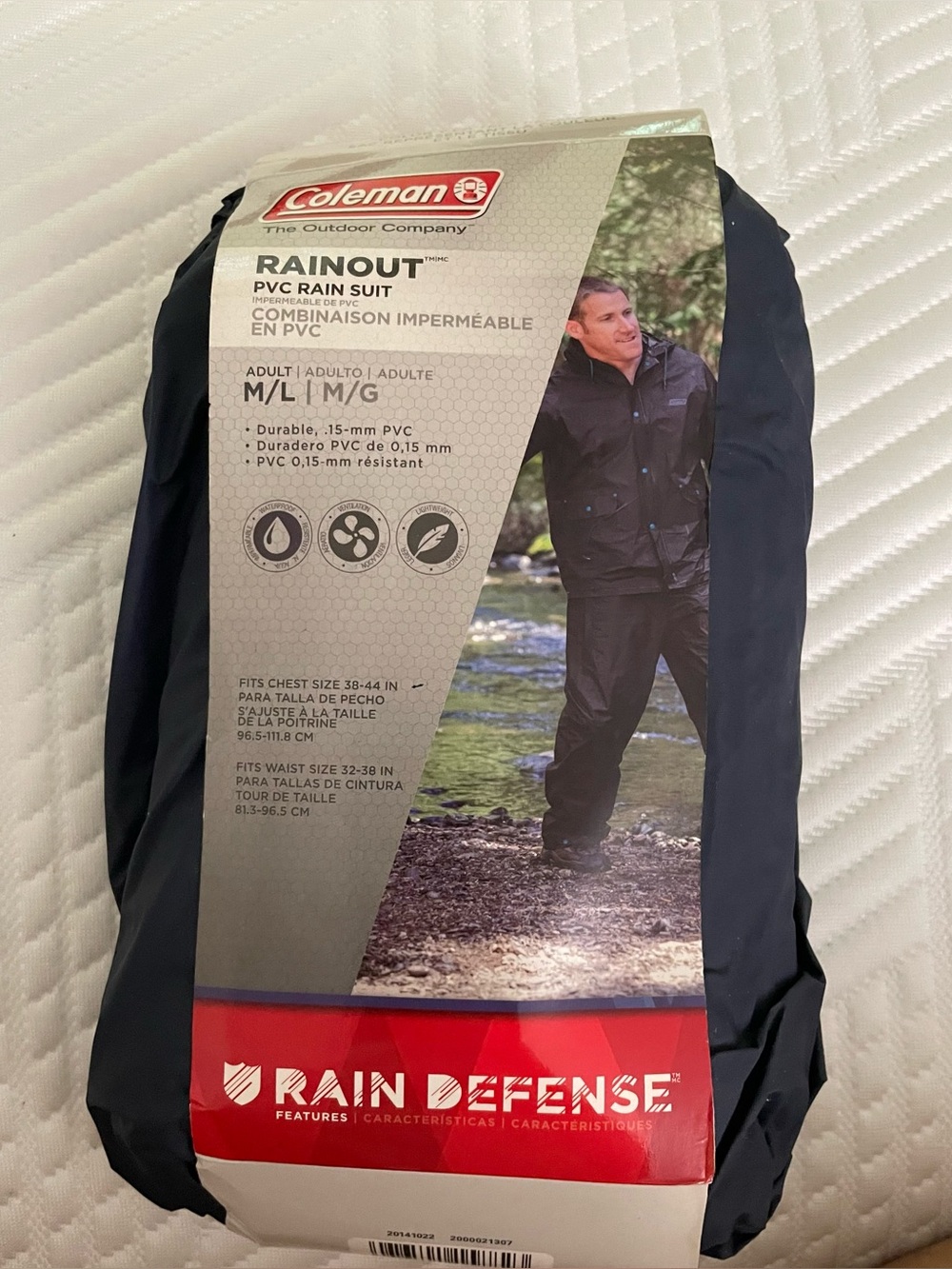 Coleman Rainout PVC Rain Suit - Black